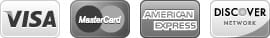 Visa | MasterCard | American Express | Discover Network